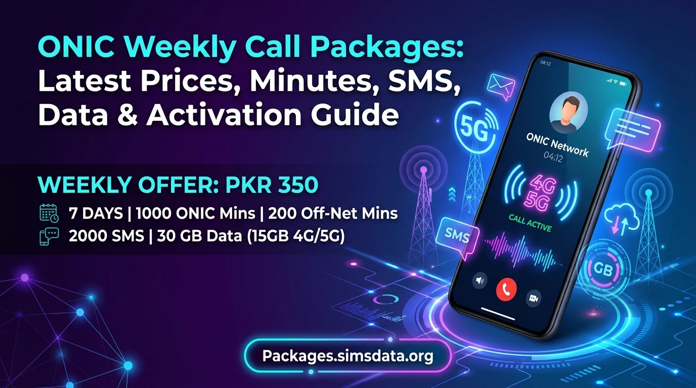 ONIC Weekly Call Packages: Latest Prices, Minutes, SMS, Data & Activation Guide