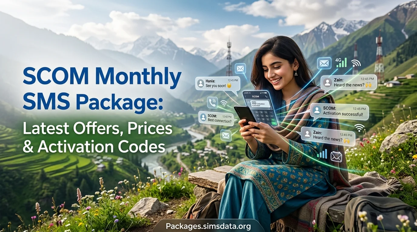 SCOM Monthly SMS Package