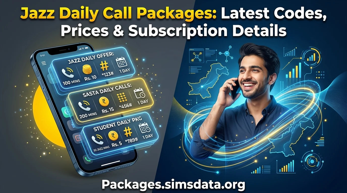 Jazz Daily Call Packages: Latest Codes, Prices & Subscription Details