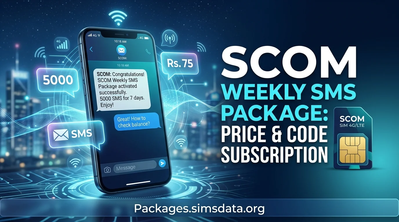 SCOM Weekly SMS Package