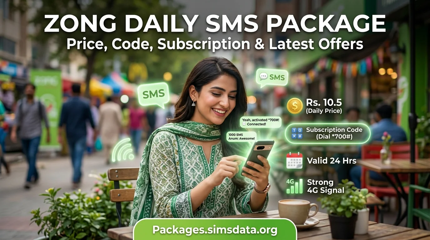 Zong Daily SMS Package: Price, Code, Subscription & Latest Offers