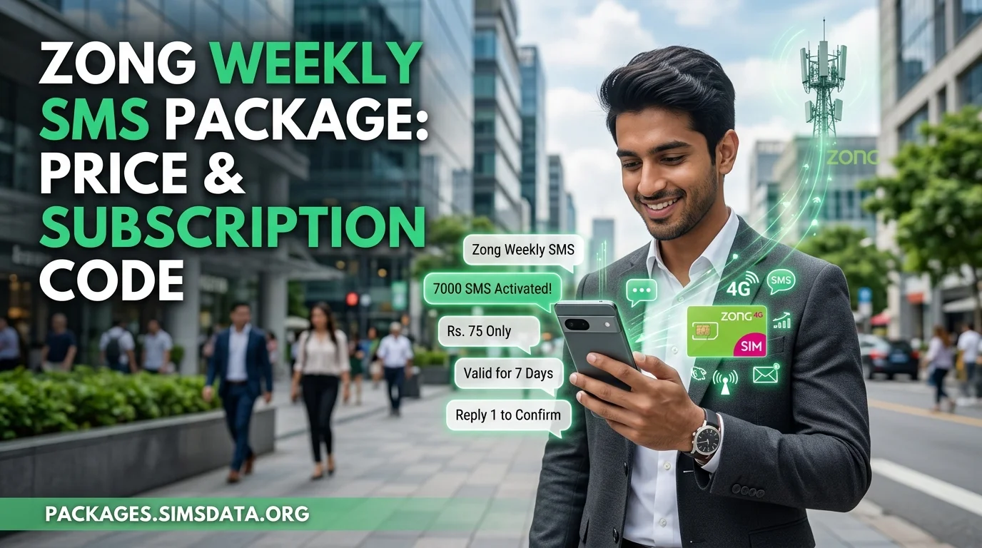 Zong Weekly SMS Package