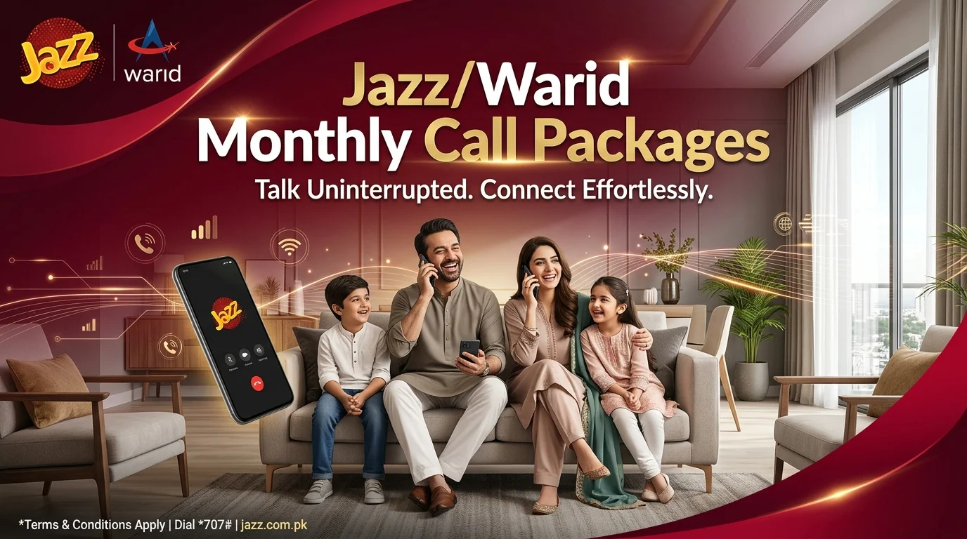 Jazz/Warid Monthly Call Packages