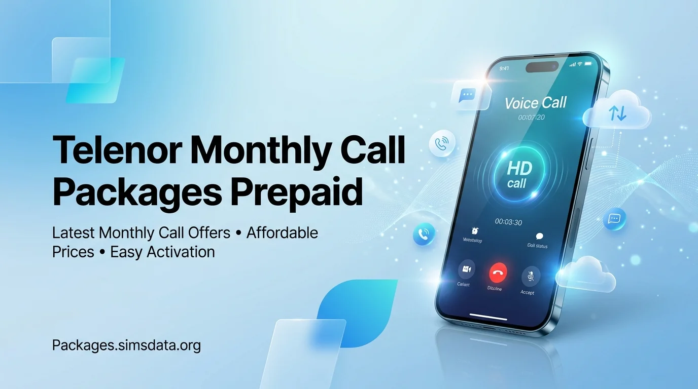 Telenor Monthly Call Packages Prepaid 
