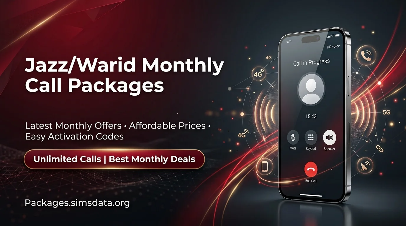 Jazz/Warid Monthly Call Packages