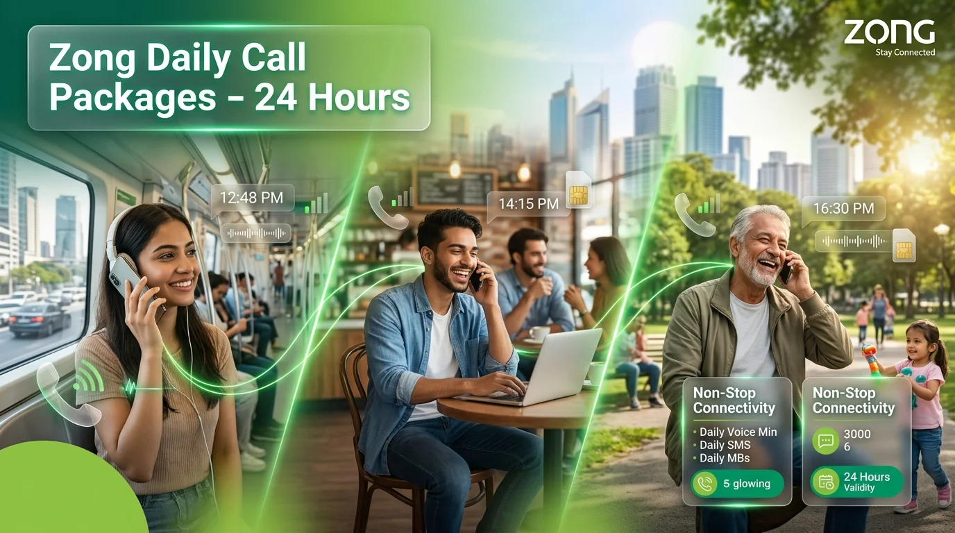 Zong Daily Call Packages