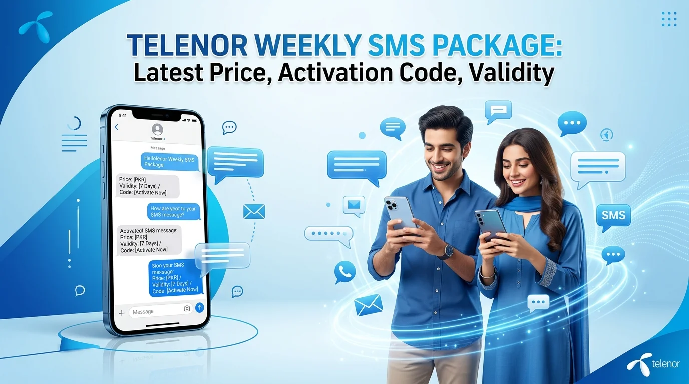 Telenor Weekly SMS Package: Latest Price, Activation Code, Validity